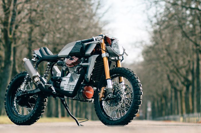 Honda CX500 cafe scrambler dari Officine Uragani