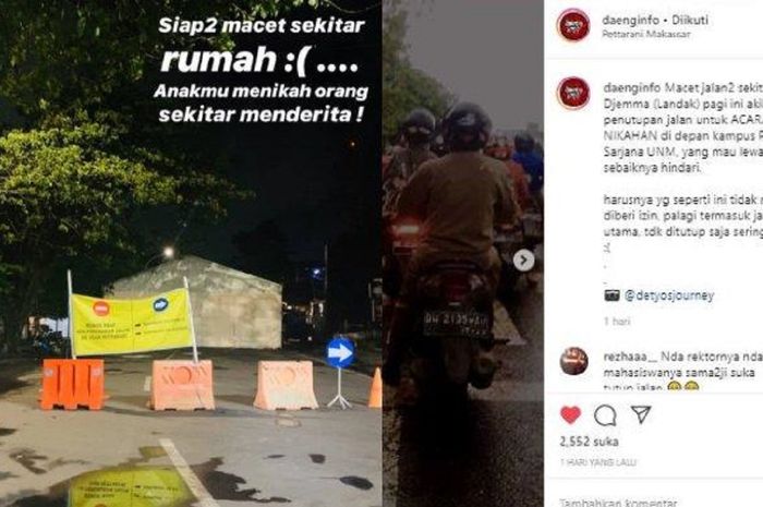 Jalan ditutup warga marah