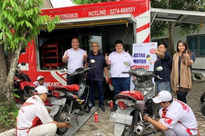 Servis motor gratis dari Astra Motor Yogyakarta
