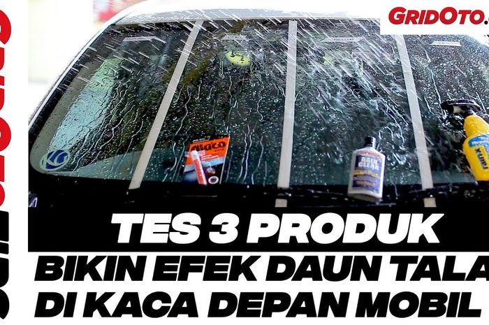 Tes 3 produk water repellent