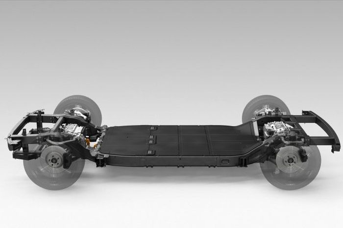 Mobil listrik dengan desain skateboard milik Canoo 