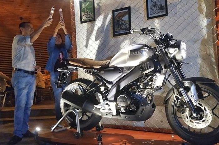 Peluncuran Yamaha XSR 155 di Fezdaf Cafe, Tanjung Pandan, pada (16/02/2020).