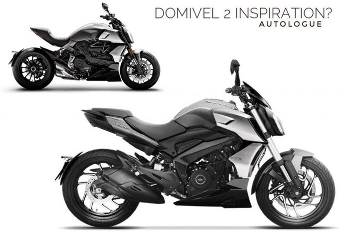 Bajaj Dominator 400 ala Ducati Diavel 1260