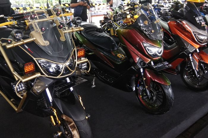 Deretan Yamaha NMAX di Customaxi Yamaha x Yamaha Heritage Built Medan