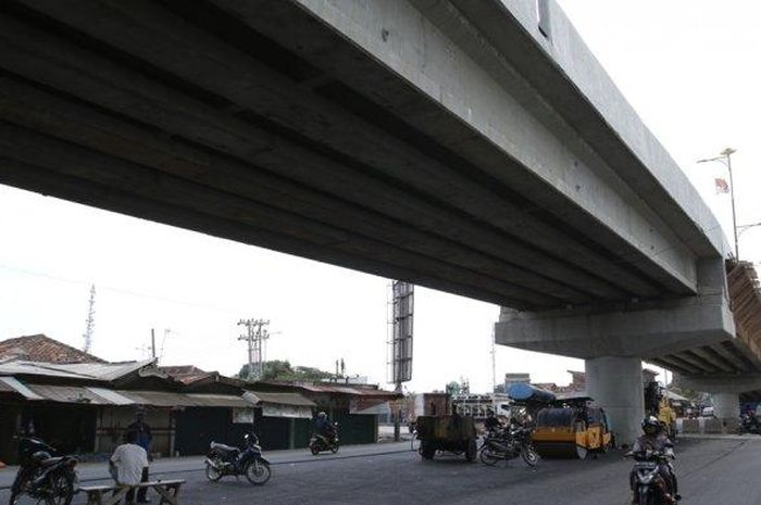 Flyover RA Basyid-Untung Surapati, Kamis (19/12/2019). Pemkot Bandar Lampung berencana membangun underpass di Jalan Urip Sumoharjo-Jalan Ki Maja dan flyover di Jalan Sultan Agung, Way Halim tahun ini.  