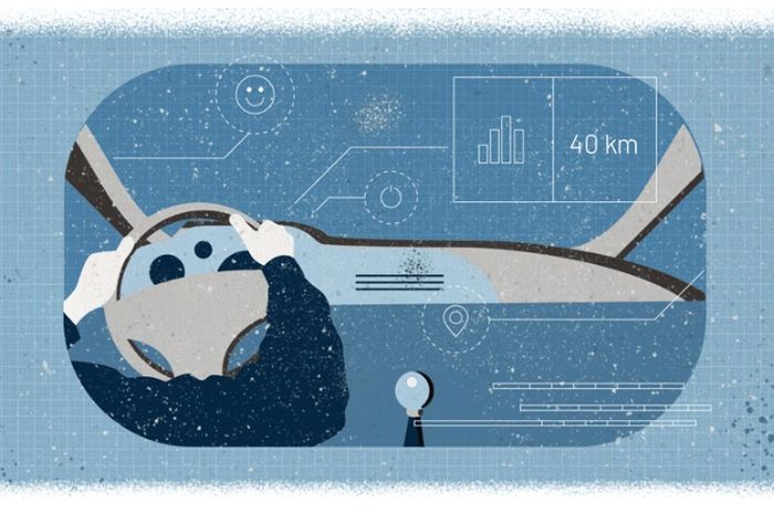 Ilustrasi kemampuan sistem kendaraan otonom yang berkiblat pada budaya Jepang, Omotenashi