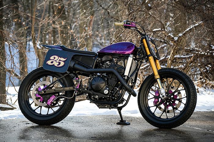 Kawasaki Ninja 650R flat tracker