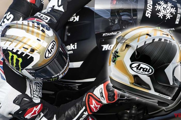 Arai Helmet bakal luncurkan replika helm Jonathan Rea