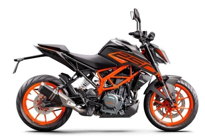 Penampakan KTM Duke 250 2020 warna Dark Galvano