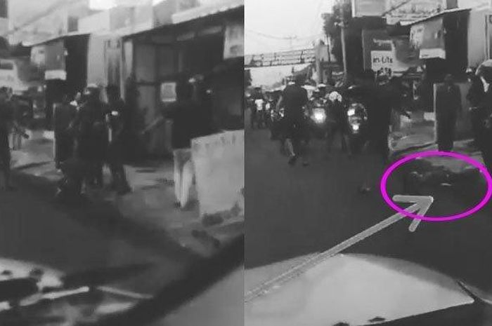 Video pengeroyokan pemuda viral di Sumedang. 