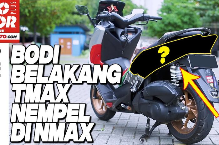Cover body belakang Yamaha NMAX versi TMAX