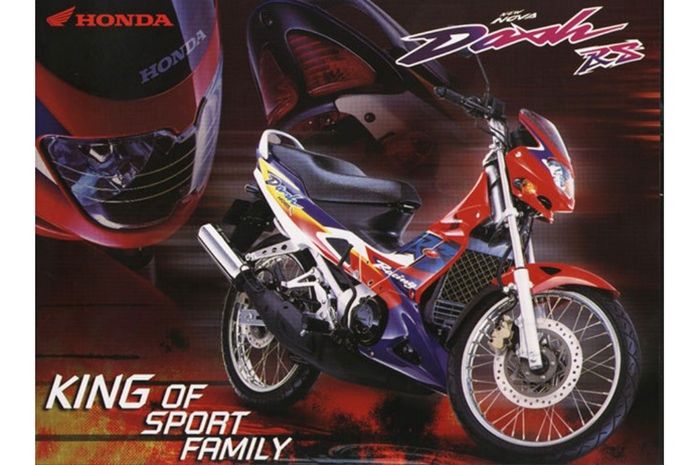 Honda Nova Dash RS 125 merupakan motor bebek 2 tak legendaris