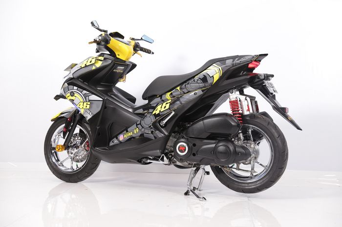 Yamaha Aerox berkonsep Soleluna juara kelas Daily Use Customaxi x Yamaha Heritage Built Solo 2020