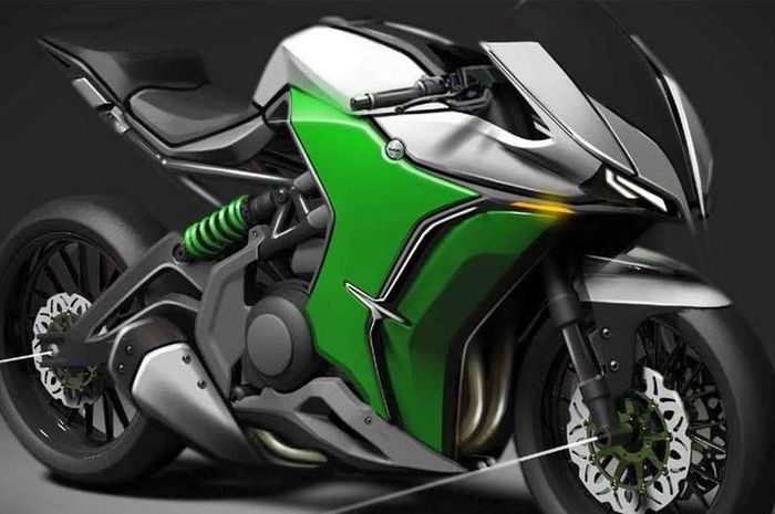 Penampakan konsep New Benelli 600RR