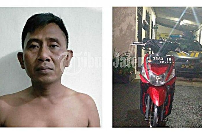 Pelaku Agung Setiyawan (44) warga Sembungharjo Kecamatan Genuk Kota Semarang. 