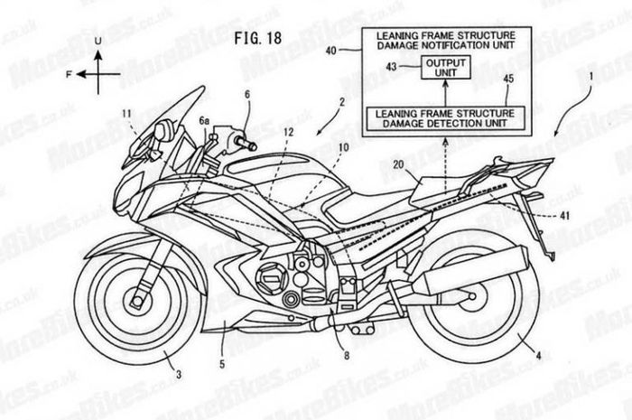 Desain baru dari Yamaha FJR1300 yang akan dibekali teknologi DDCU