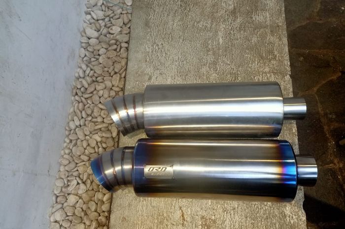 Muffler atau knalpot titanium ORD Exhaust