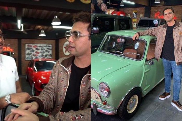 Raffi Ahmad beli mobil antik milik Andre Taulany. (YouTube TAULANY TV dan Instagram @andreastaulany)