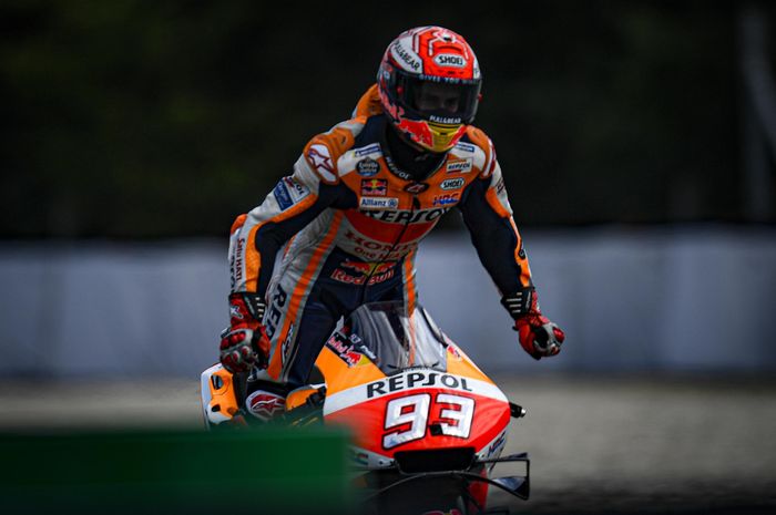 Marc Marquez sudah kangen ngegas lagi