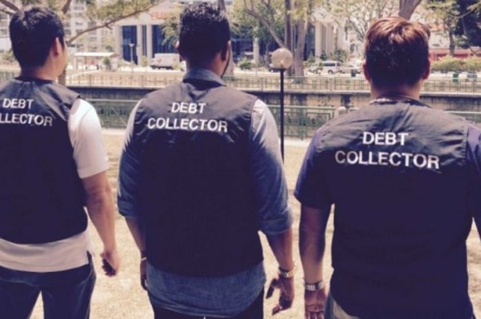 Ilustrasi debt collector.