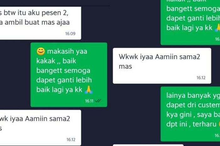 Seorang driver ojol mengaku terharu sering mendapat makanan gratis dari pelanggan saat pesanannya sepi akibat wabah virus corona.  