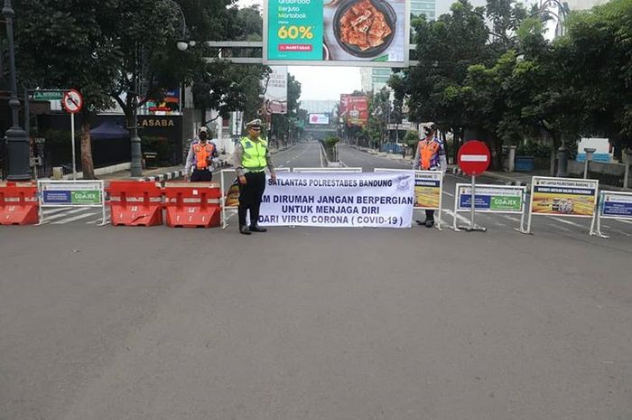 Penutupan beberapa ruas jalan di kota Bandung