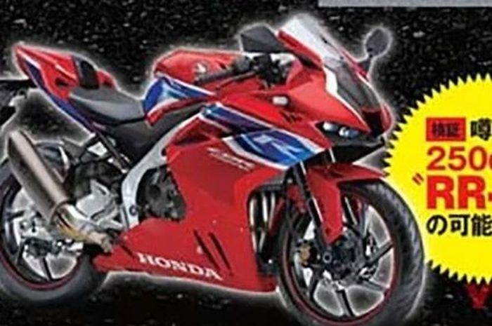 Gambar Honda CBR250RR-R di majalah Young Machine