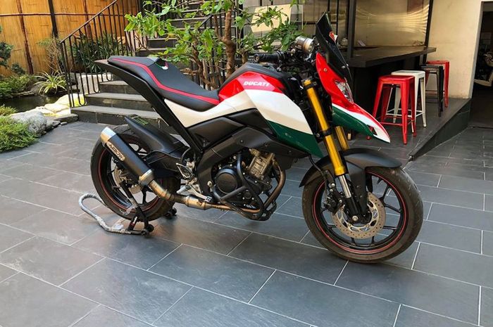 Yamaha Xabre bertampang Ducati Hypermotard