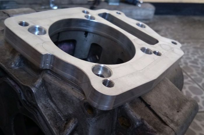 Ilustrasi paking blok aluminium, buat mesin motor stroke up