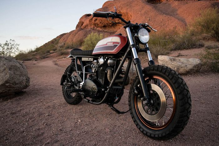 Yamaha XS650 scrambler