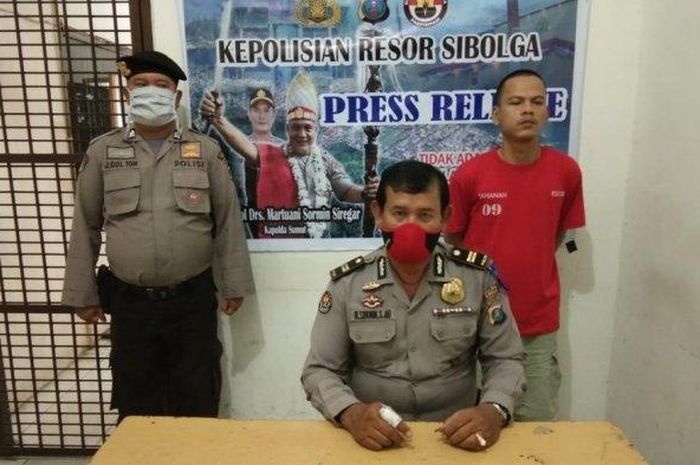 Pemakai narkotika jenis sabu berhasil diamankan petugas Polres Sibolga, Selasa (7/4/2020).  