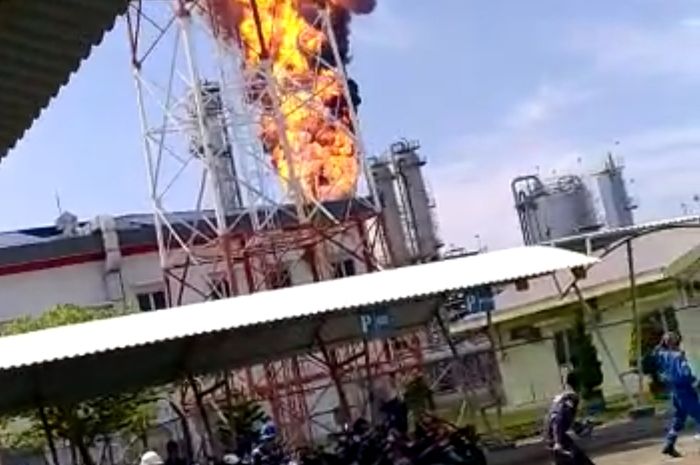 Kebakaran di CPP Gas Gundih