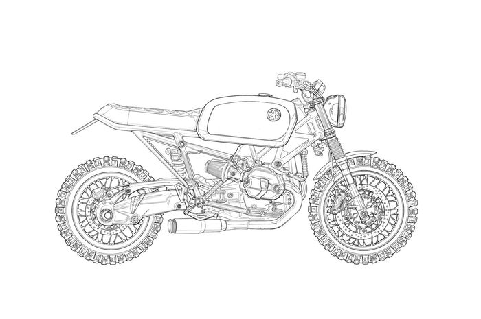 Sketsa Motor / Motocicletas Pk Graficos Vectoriales Gratis En Pixabay / Ketika motor terkentjang ...