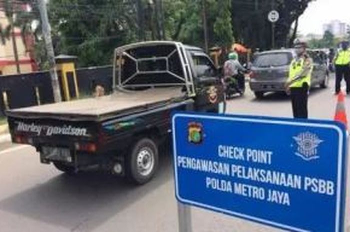 Polisi siapkan 33 check point untuk mengawasi jalannya PSBB di DKI Jakarta