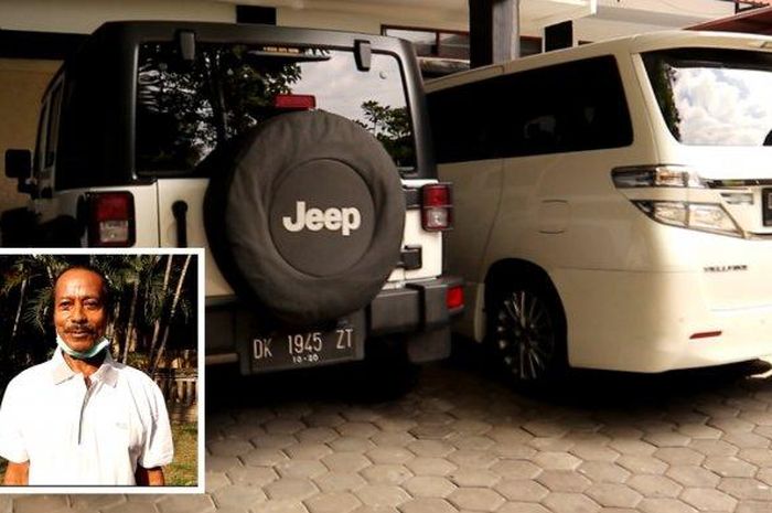 Toyota Vellfire dan Jeep Wrangler Rubicon milik Zainal Thayeb eks promotor petinju Chris John yang siap dijual