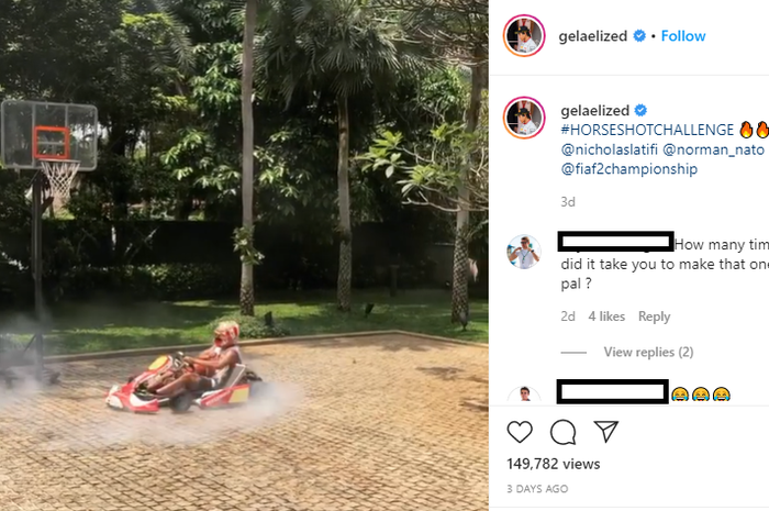 Sean Gelael Padukan Gokart dan Basket Sebagai Tantangan