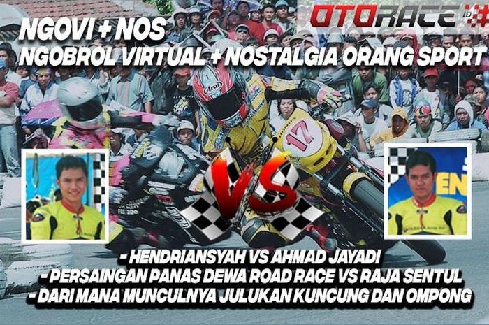 Di video kali ini, dua legenda balap motor road race Indonesia Ahmad Jayadi dan Hendriansyah akan buka-bukaan soal persaingan mereka di atas aspal.