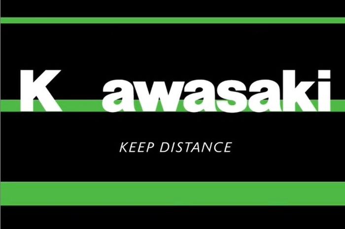 Kawasaki Indonesia kampanye Keep Distance.