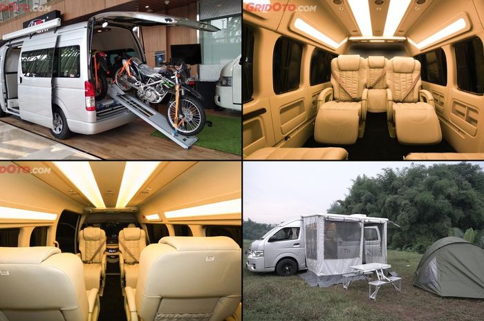 Beda Biaya Modif Kabin Hiace Motorhome, Luxury, dan Motor Carrier