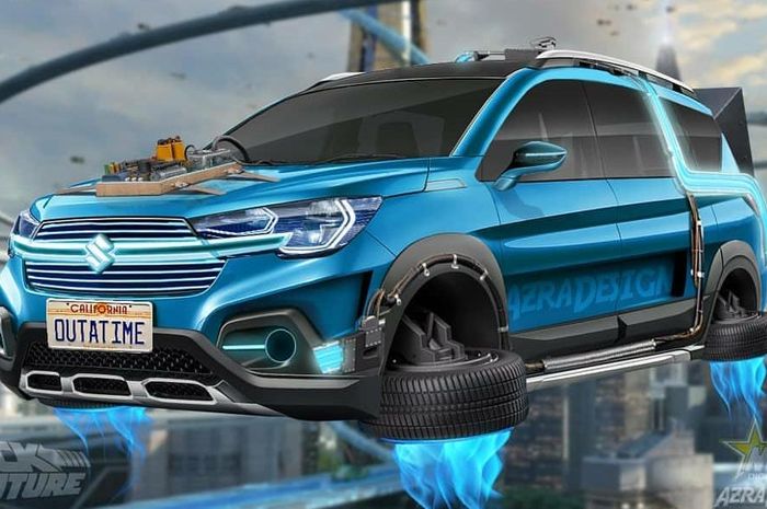 Suzuki XL7 ala film Back To Future II