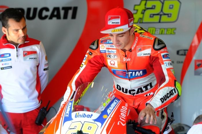 Andrea Iannone saat terakhir kali membela Ducati pada tahun 2016