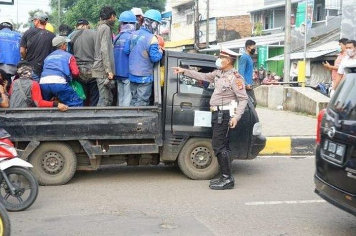 Tercatat sebanyak 7.000 pelanggaran terjadi selama sepekan PSBB diterapkan di Kabupaten Bekasi.