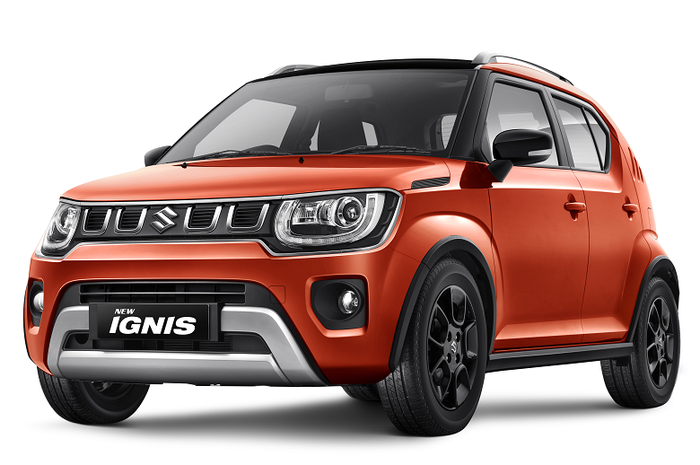 Suzuki New Ignis GX tampilannya yang dinamis dan modern cocok untuk kaum millenial. (DOK. Suzuki)