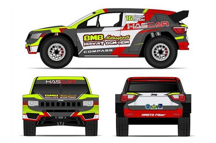 Salah satu desain digimods livery balap