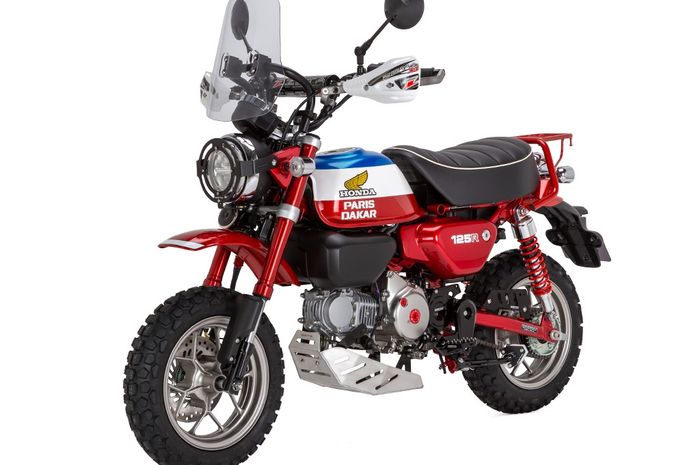 Honda Monkey 125 ala motor rally Paris-Dakar