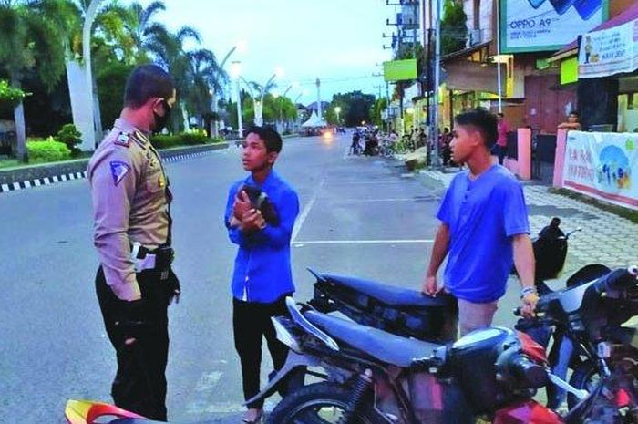 Satlantas Bireun mengamankan ABG yang ikut balap liar