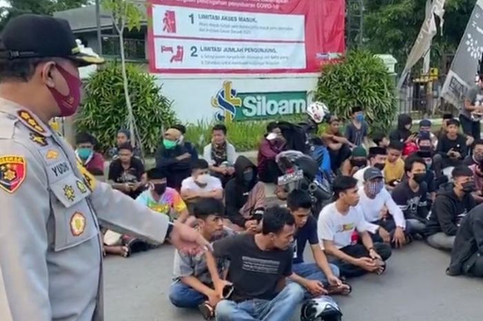 Pelaku balap liar di Makassar diberi status ODP
