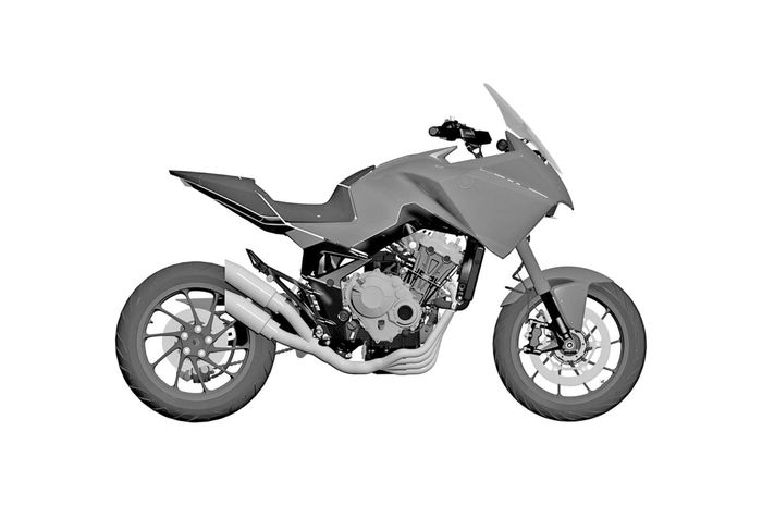 Paten motor Honda terbaru dengan basis mesin CB650 series