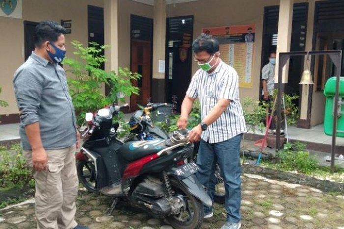 Yamaha Mio M3 pelaku pungli yang diamankan Tim Serigala Kota Jambi 