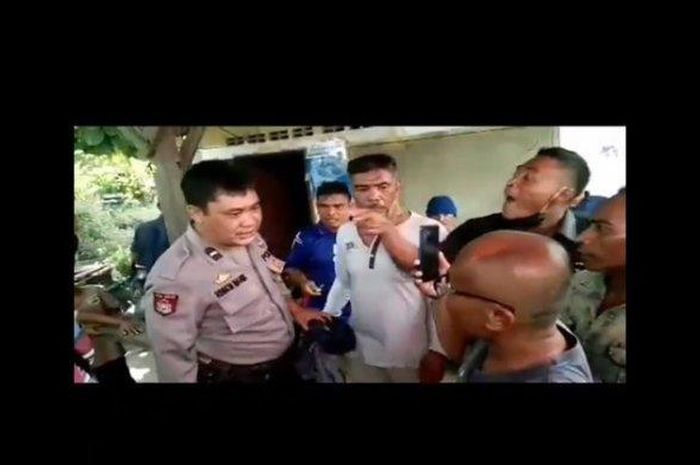 Polisi di Medan diintimidasi preman yang hendak melakukan pungli ke sopir truk